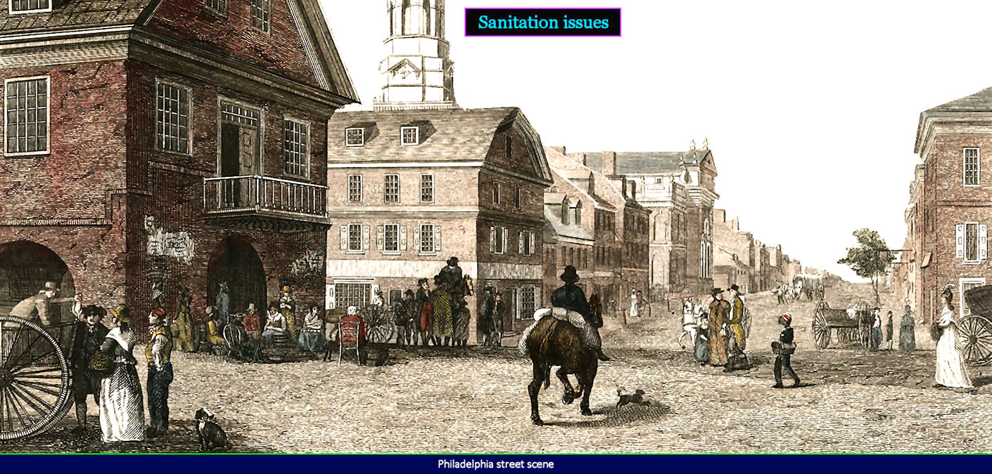 Sanitation, 1800